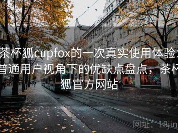 茶杯狐cupfox的一次真实使用体验：普通用户视角下的优缺点盘点，茶杯狐官方网站