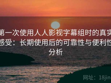 第一次使用人人影视字幕组时的真实感受：长期使用后的可靠性与便利性分析