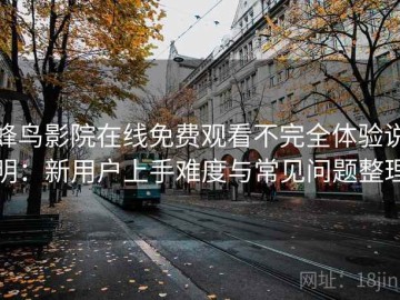 蜂鸟影院在线免费观看不完全体验说明：新用户上手难度与常见问题整理