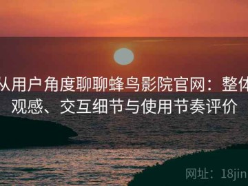 从用户角度聊聊蜂鸟影院官网：整体观感、交互细节与使用节奏评价