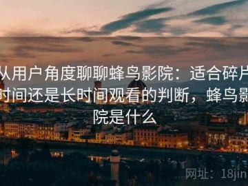 从用户角度聊聊蜂鸟影院：适合碎片时间还是长时间观看的判断，蜂鸟影院是什么
