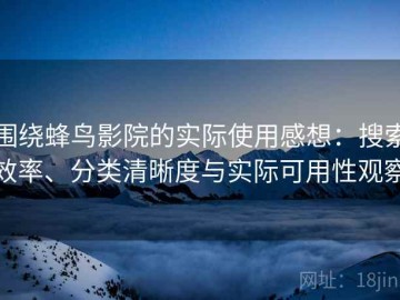 围绕蜂鸟影院的实际使用感想：搜索效率、分类清晰度与实际可用性观察