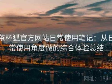茶杯狐官方网站日常使用笔记：从日常使用角度做的综合体验总结