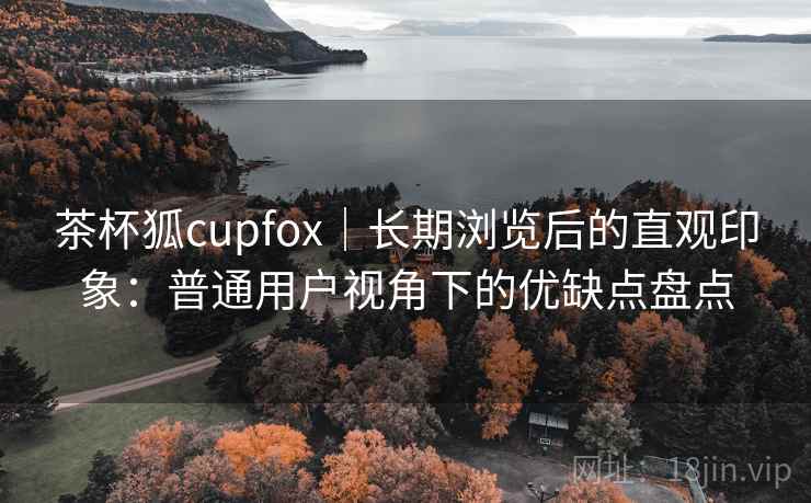 茶杯狐cupfox｜长期浏览后的直观印象：普通用户视角下的优缺点盘点