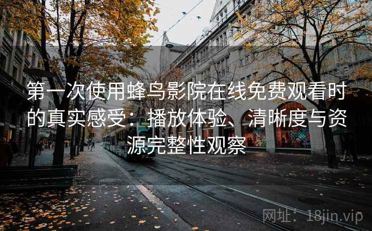 第一次使用蜂鸟影院在线免费观看时的真实感受：播放体验、清晰度与资源完整性观察